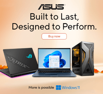 ASUS Built to Last, Designed to Perform.