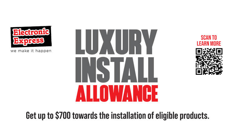 Rebates Image - Luxury Install Allowance