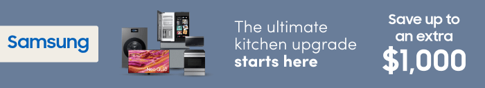 Samsung The ultimate kitchen upgrade starts here Save up to an extra $1,000