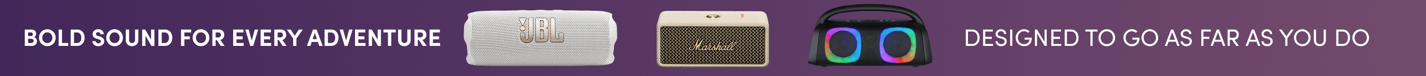 Bold Sounds for every adventure