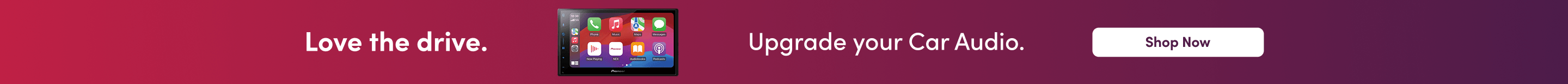 Love the drive. Upgrade your Car Audio