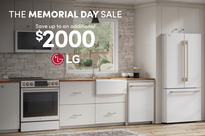 The Memorial Day Sale Save up to an additional $2000 LG