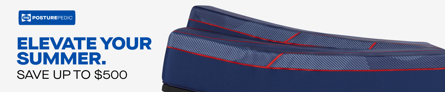 Posturepedic Elevate your summer. save up to %500