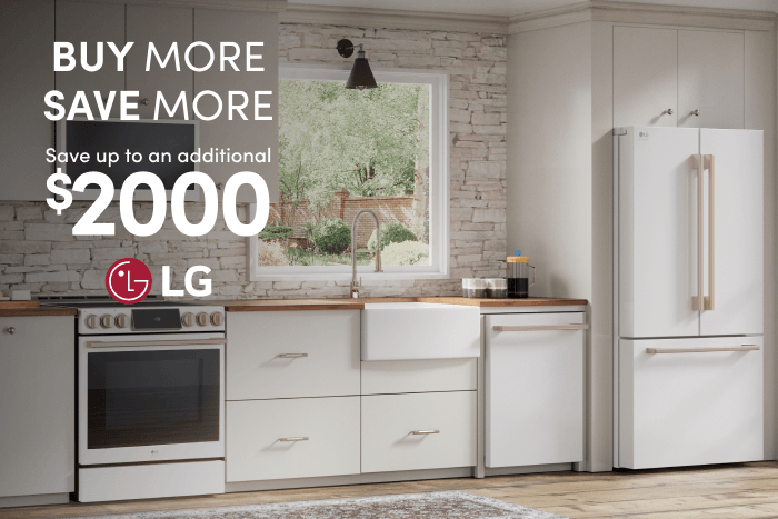 The Memorial Day Sale Save up to an additional $2000 LG