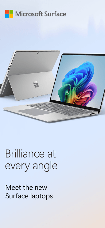 Brilliance at every angle Meet the new surface laptops