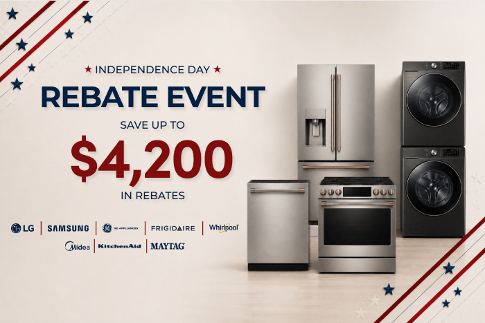 Independence Day Rebate Event save up to $4,200 in rebates