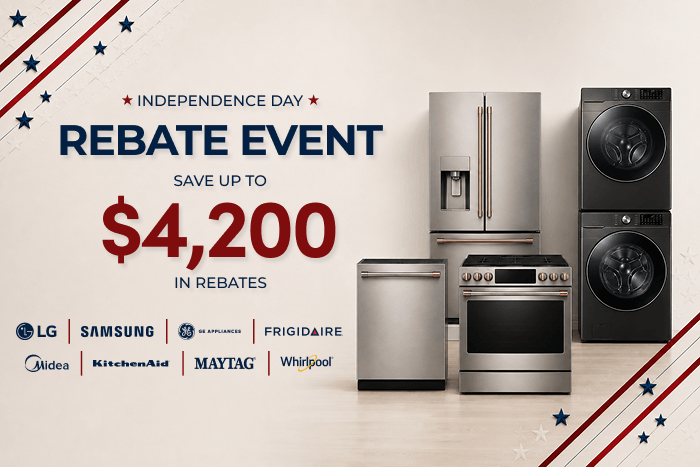 Independence Day Rebate Event save up to $4,200 in rebates