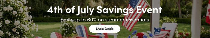 4th of July Savings Event Save up to 60% on summer essentials