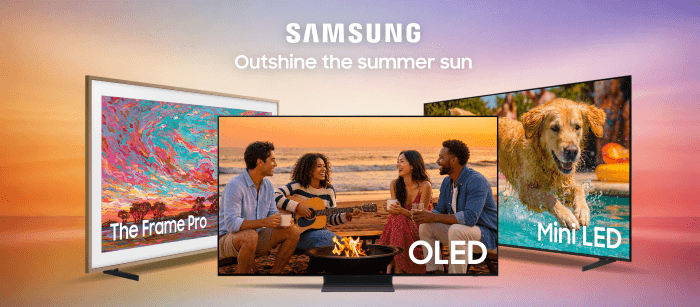 Samsung Outshine the summer sun