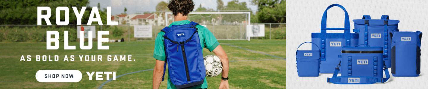 Royal Blue As Bold As Your Game. Shop Now Yeti