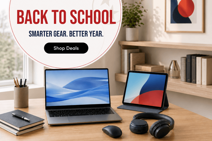 Back to school Smarter Gear. Better Year. Shop Deals