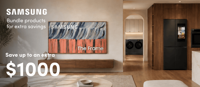 Bundle Samsung appliances for extra savings. Save up to an extra $1000