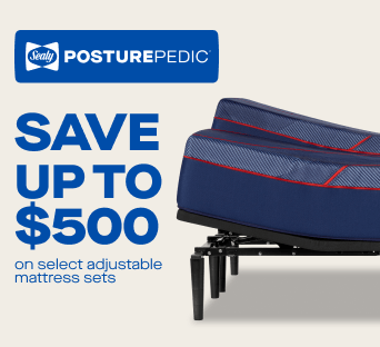 Posturepedic Save up to $500 on select adjustable mattress sets