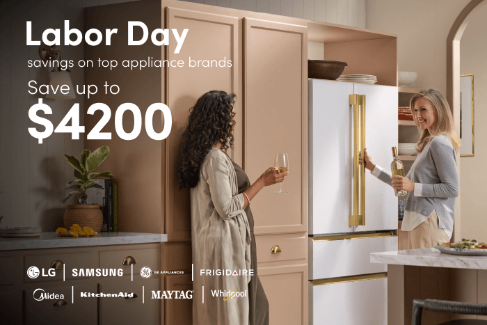 Labor Day savings on top appliance brands save up to $4200