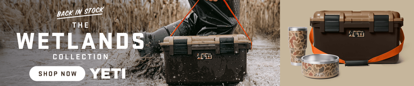 Back in stck the wetlands collections shop now yeti
