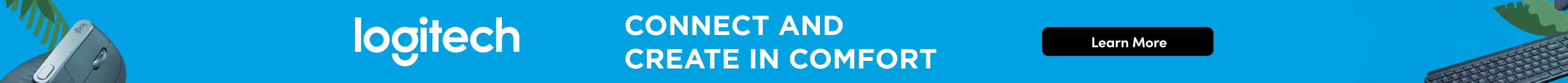 logitech Connect and Create in comfort Learn more