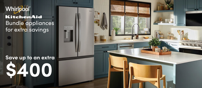 Whirlpool KitchenAid Bundle appliances for extra savings save up to an extra $400