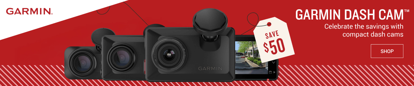 Garmin Dash Cam Celebrate the Savings with compact dash games