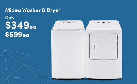 Midea Washer & Dryer Only $349ea