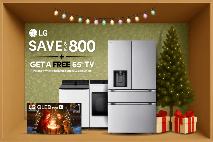 LG Save up to 800 plus get a free 65 TV