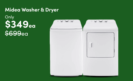 Midea Washer & Dryer Only $349ea