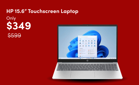 Hp 15.6  Touch Screen Laptop Only $349