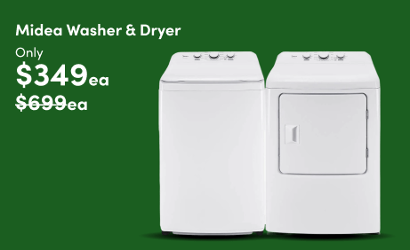 Midea Washer and Dryer Only $349ea