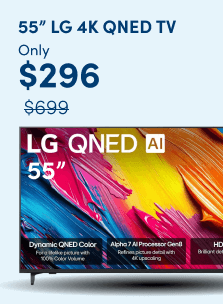 55Inch LG 4k QNED TV Only $296
