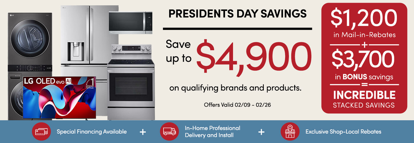 Electronic Express President's Day 2025 Rebates Header Banner