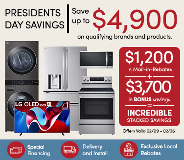 Electronic Express President's Day 2025 Rebates Header Banner