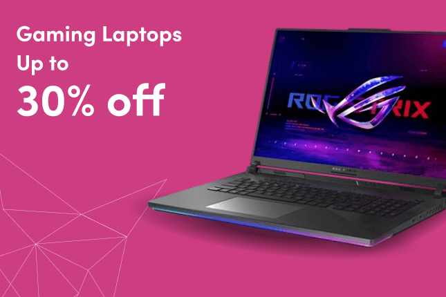 Gaming Laptops Up to 30% Off