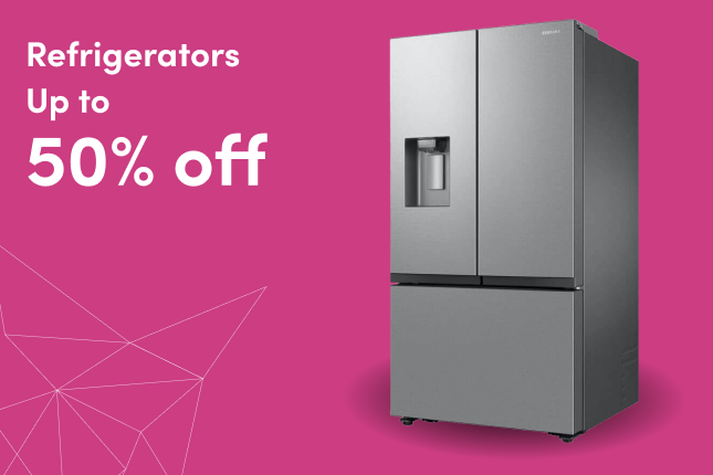 Refrigerators Up to 50% Off