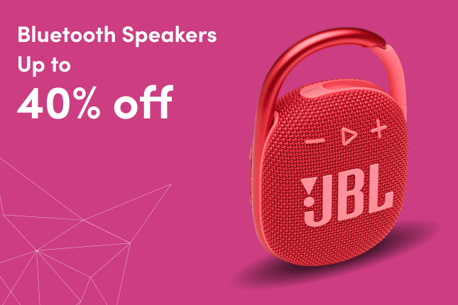Bluetooth Speakers Up to 40% Off