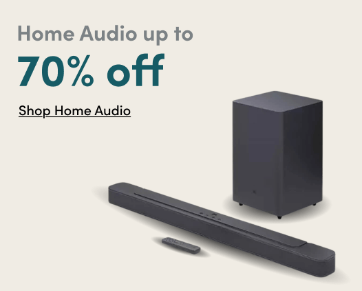 Home Audio up to 70% off