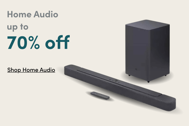 Home Audio up to 70% off