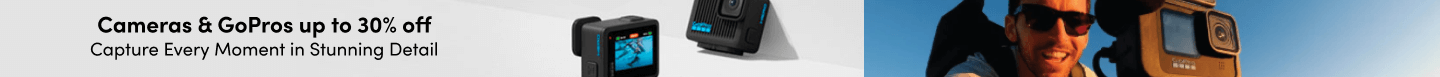 Cameras & GoPros up to 30% Capture Every Moment in Stunning Detail