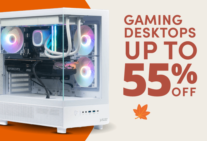 Desktops up to 55% off