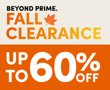 Beyond Prime. Fall Clearance Up To 60% Off