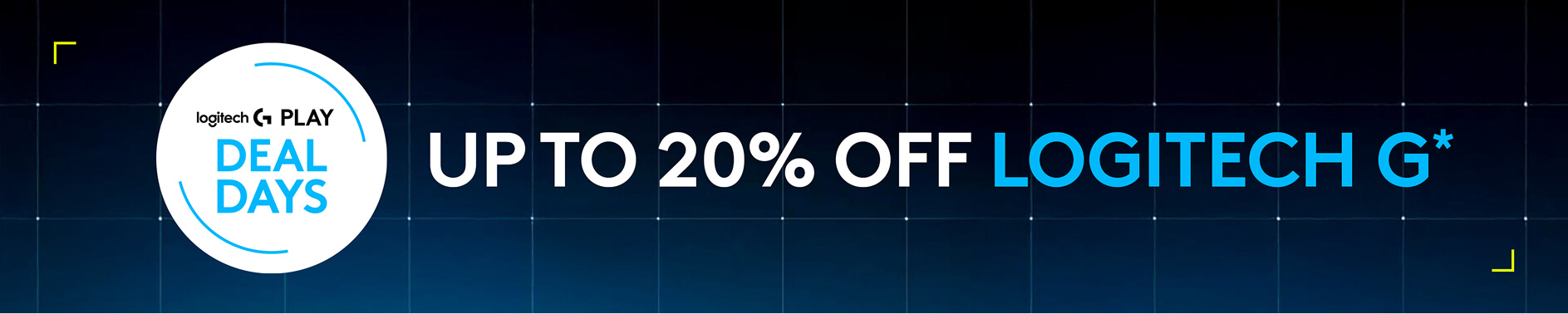 Logitch G PLAY Deal Days: Up to 20% Logitech G