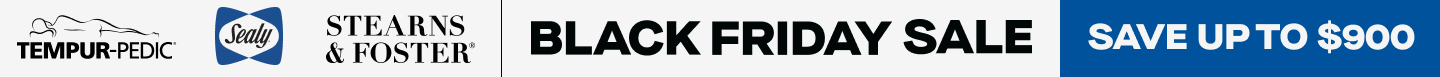 Tempur Pedic Sealy Stearns and Foster Black Friday Sale Save Up To $900