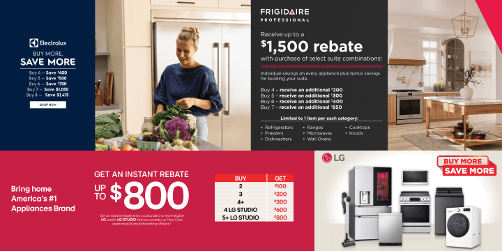 Stack the Brand Rebates for More Savings!