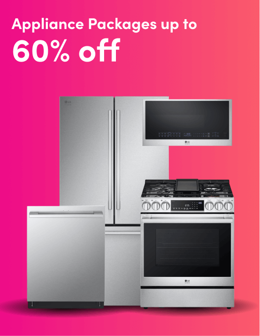 Appliance Packages Up to 60% Off