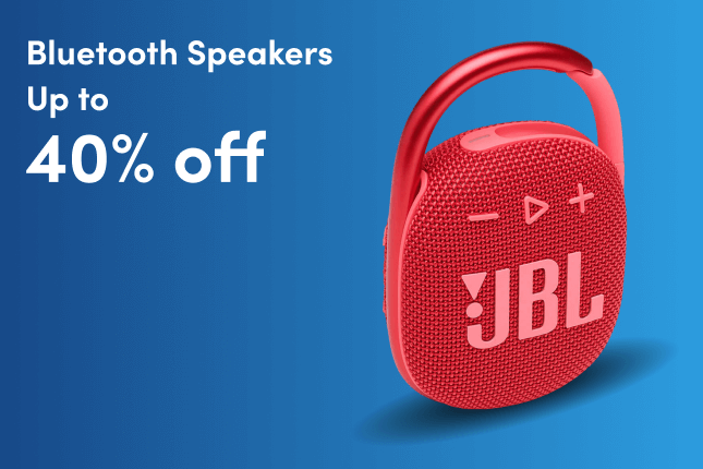 Bluetooth Speakers Up to 40% Off