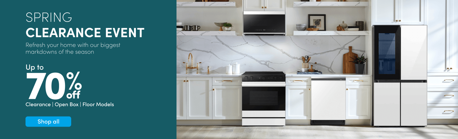 Spring Clearance Event Up to 70% Off Clearance Open Box Floor Models Shop all