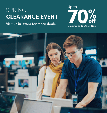 Up to 70% Clearance Open Box Floor Models Vist us in-store for more deals