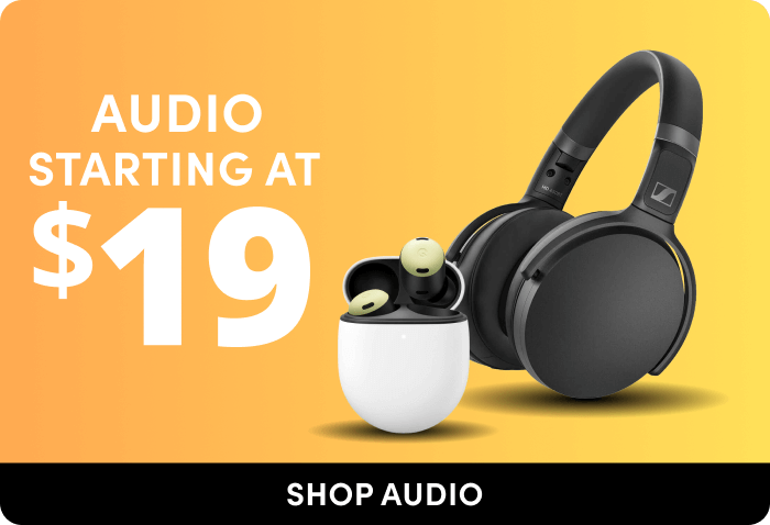 Audio Starting at $19. Shop Audio
