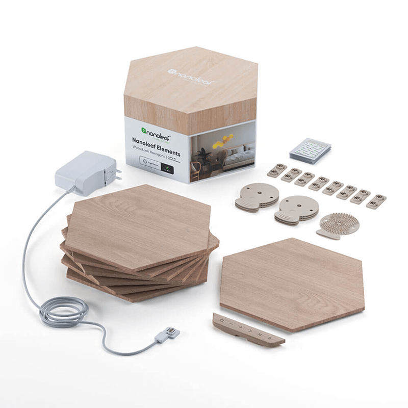 Nanoleaf Elements Wood Look Smarter Kit