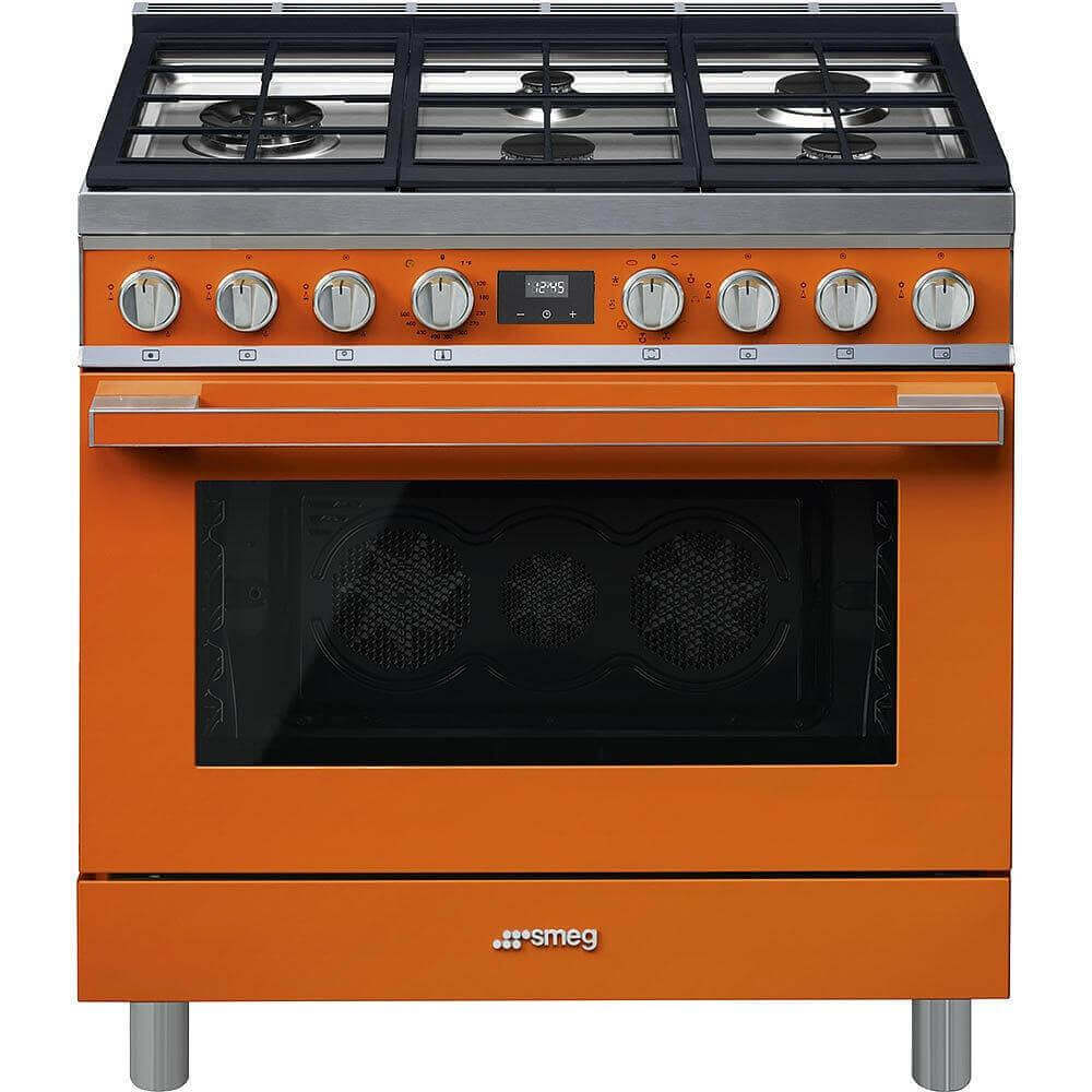 Smeg Orange Range