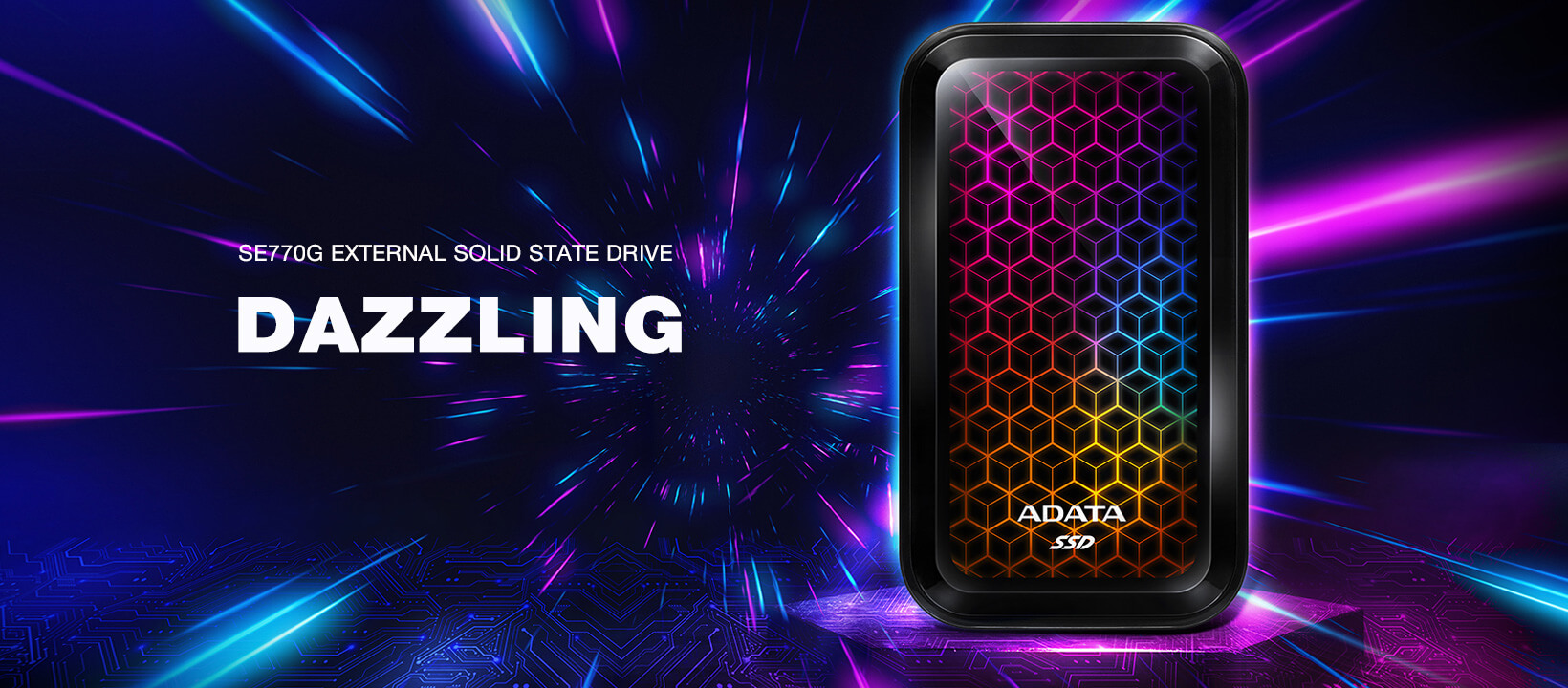 ADATA SE770G External Solid State Drive Dazzling