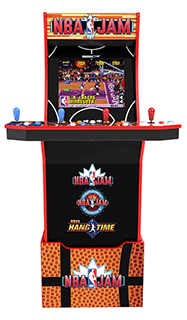NBA Jam Arcade Machine with Riser